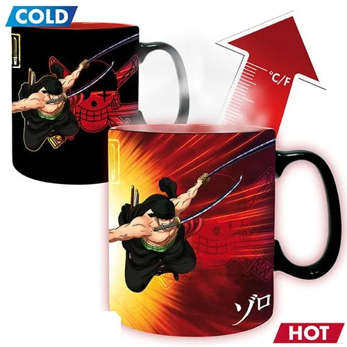 One Piece Zoro & Sanji Heat Change Mug
