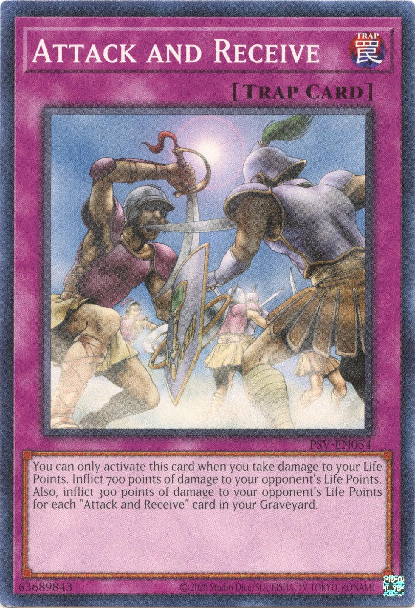 Attack and Receive (25th Anniversary) [PSV-EN054] Common - Josh's Cards