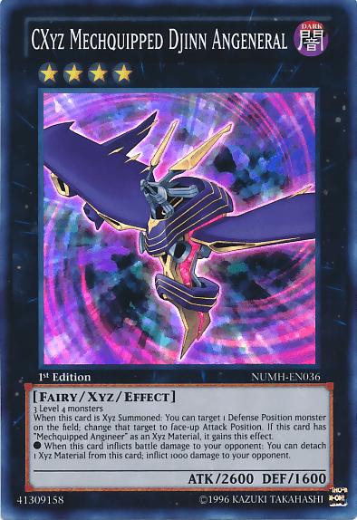 CXyz Mechquipped Djinn Angeneral [NUMH-EN036] Super Rare - Josh's Cards