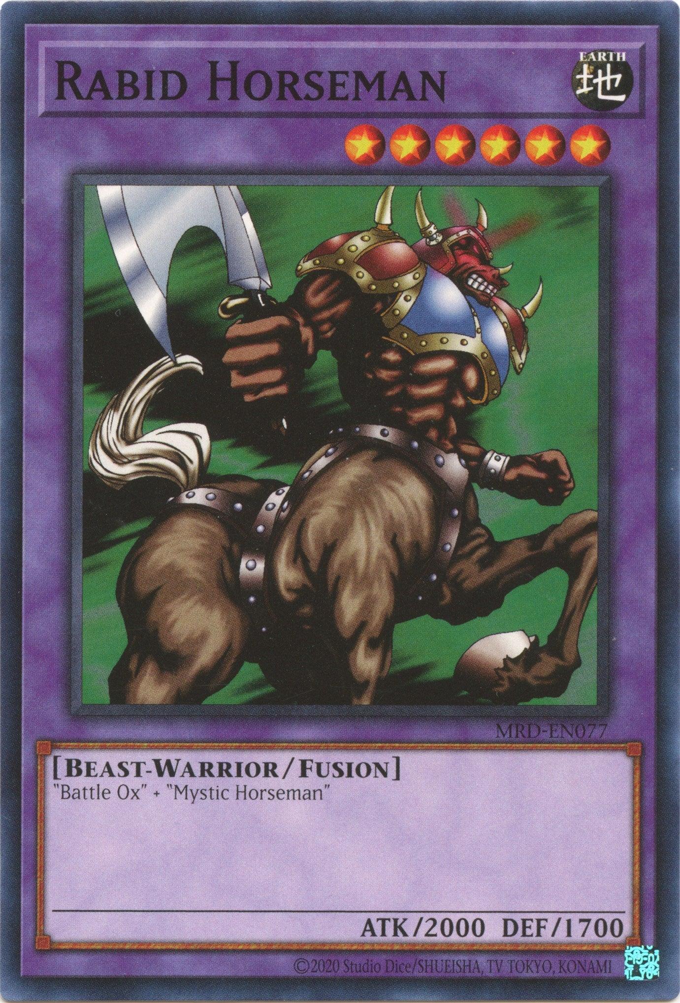 Rabid Horseman (25th Anniversary) [MRD-EN077] Common - Josh's Cards