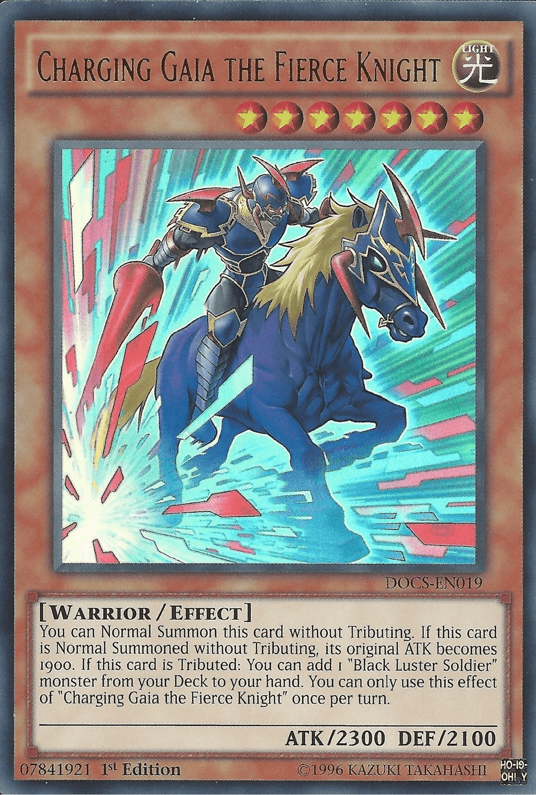 Charging Gaia the Fierce Knight [DOCS-EN019] Ultra Rare - Josh's Cards
