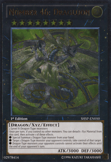 Number 46: Dragluon (UTR) [SHSP-EN050] Ultimate Rare - Josh's Cards