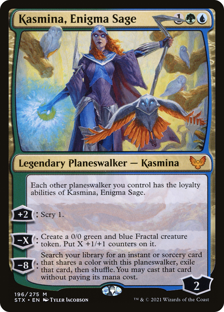 Kasmina, Enigma Sage (PPSTX-196P) - Strixhaven: School of Mages Promos