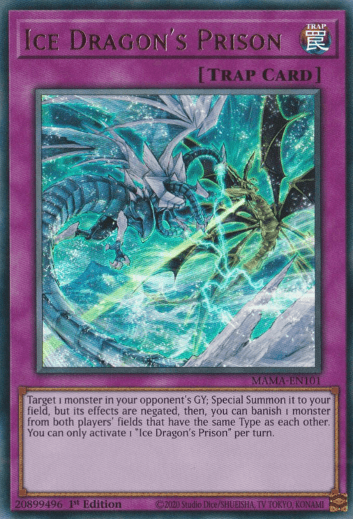 Ice Dragon's Prison [MAMA-EN101] Ultra Rare - Josh's Cards
