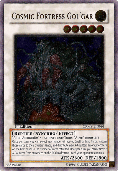 Cosmic Fortress Gol'Gar [CRMS-EN044] Ultimate Rare - Josh's Cards