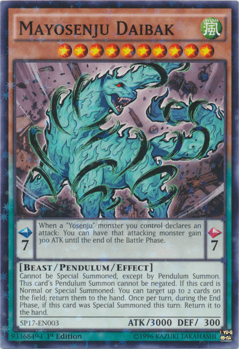 Mayosenju Daibak [SP17-EN003] Starfoil Rare - Josh's Cards