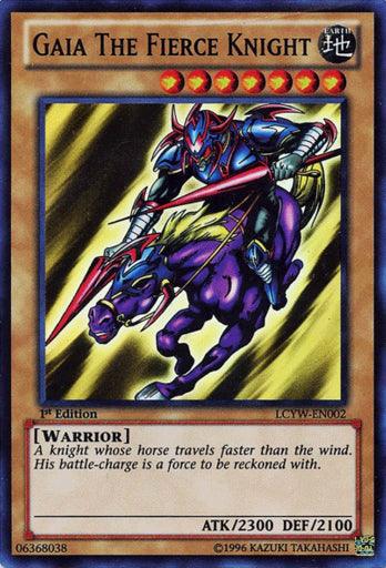Gaia The Fierce Knight [LCYW-EN002] Super Rare - Josh's Cards