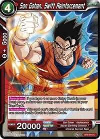 Son Gohan, Swift Reinforcement (BT9-010) [Universal Onslaught Prerelease Promos] Parallel Foil