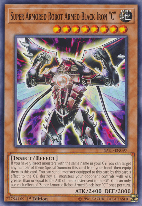 Super Armored Robot Armed Black Iron "C" [SAST-EN097] Common - Josh's Cards