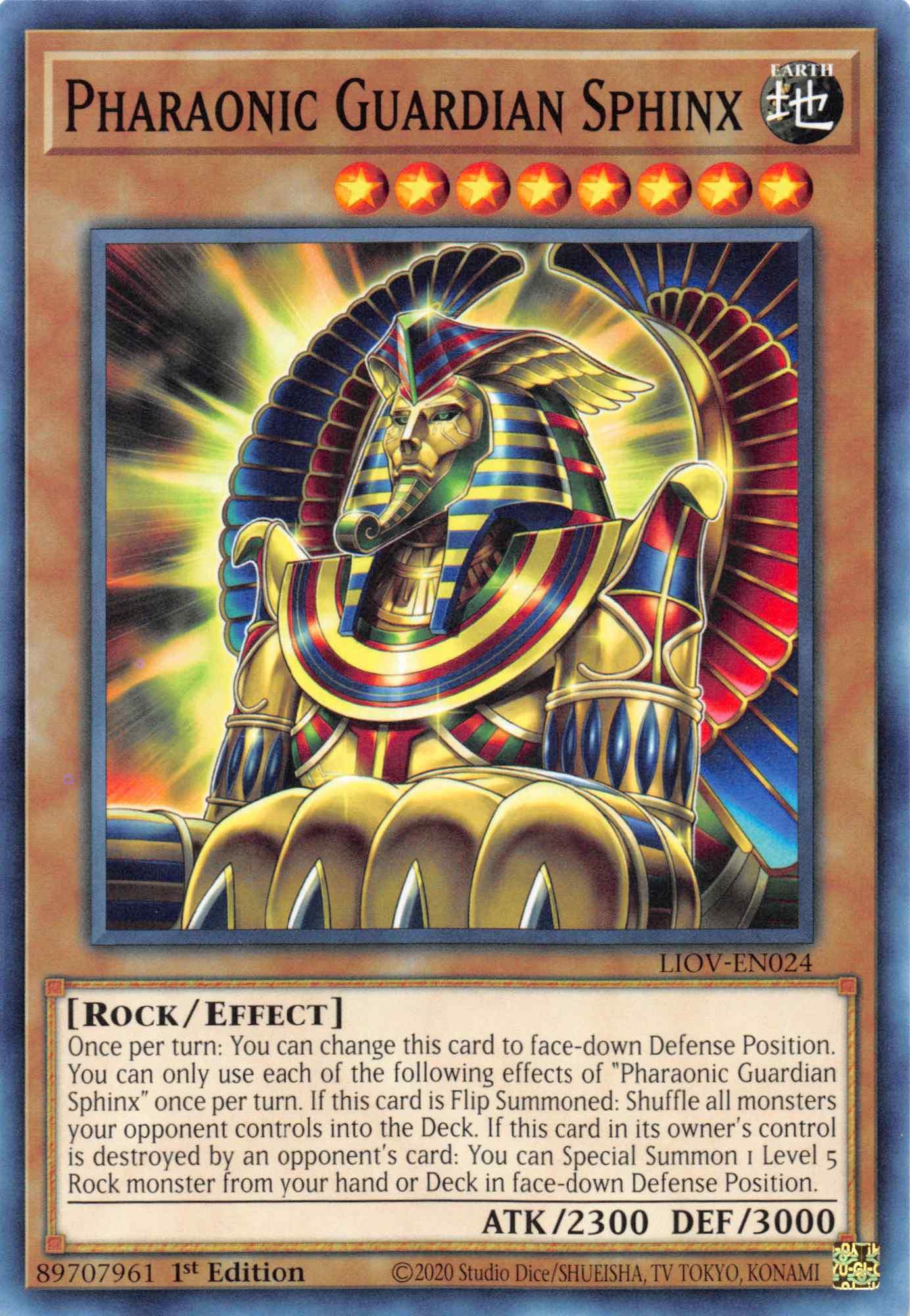 Pharaonic Guardian Sphinx [LIOV-EN024] Common - Josh's Cards