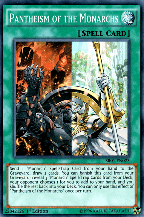 Pantheism of the Monarchs [SR01-EN023] Super Rare - Josh's Cards