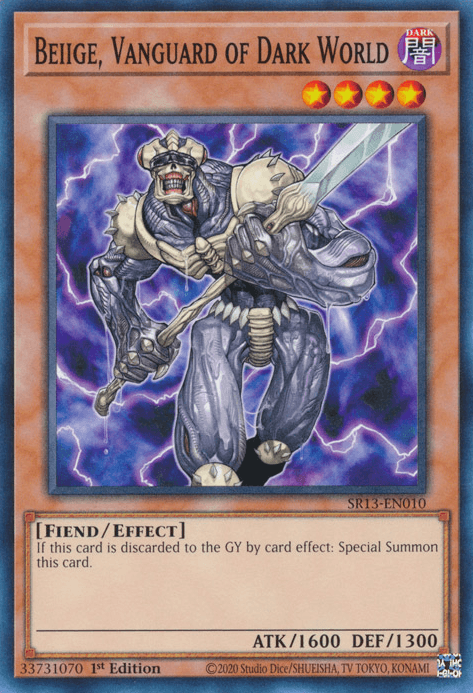 Beiige, Vanguard of Dark World [SR13-EN010] Common - Josh's Cards