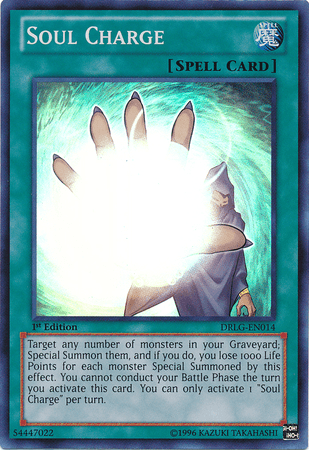 Soul Charge [DRLG-EN014] Super Rare - Josh's Cards