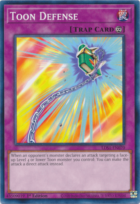 Toon Defense [LDS1-EN070] Common - Josh's Cards
