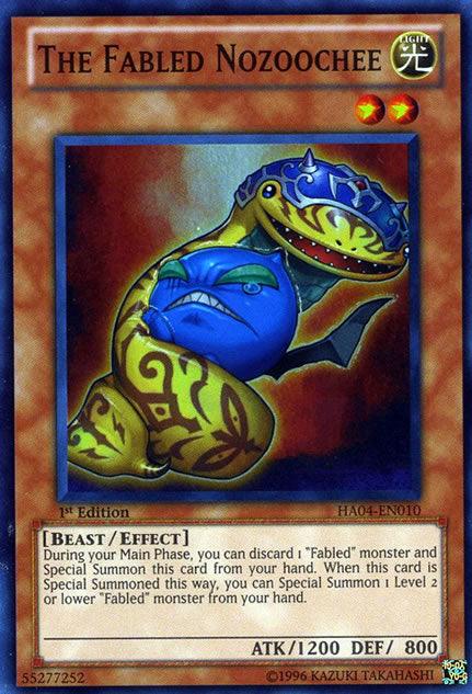 The Fabled Nozoochee [HA04-EN010] Super Rare - Josh's Cards