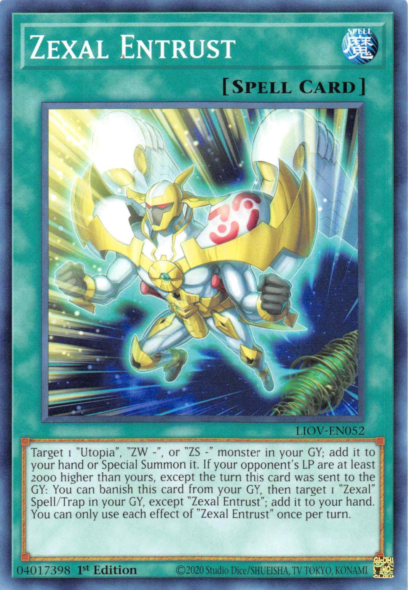 Zexal Entrust [LIOV-EN052] Common - Josh's Cards