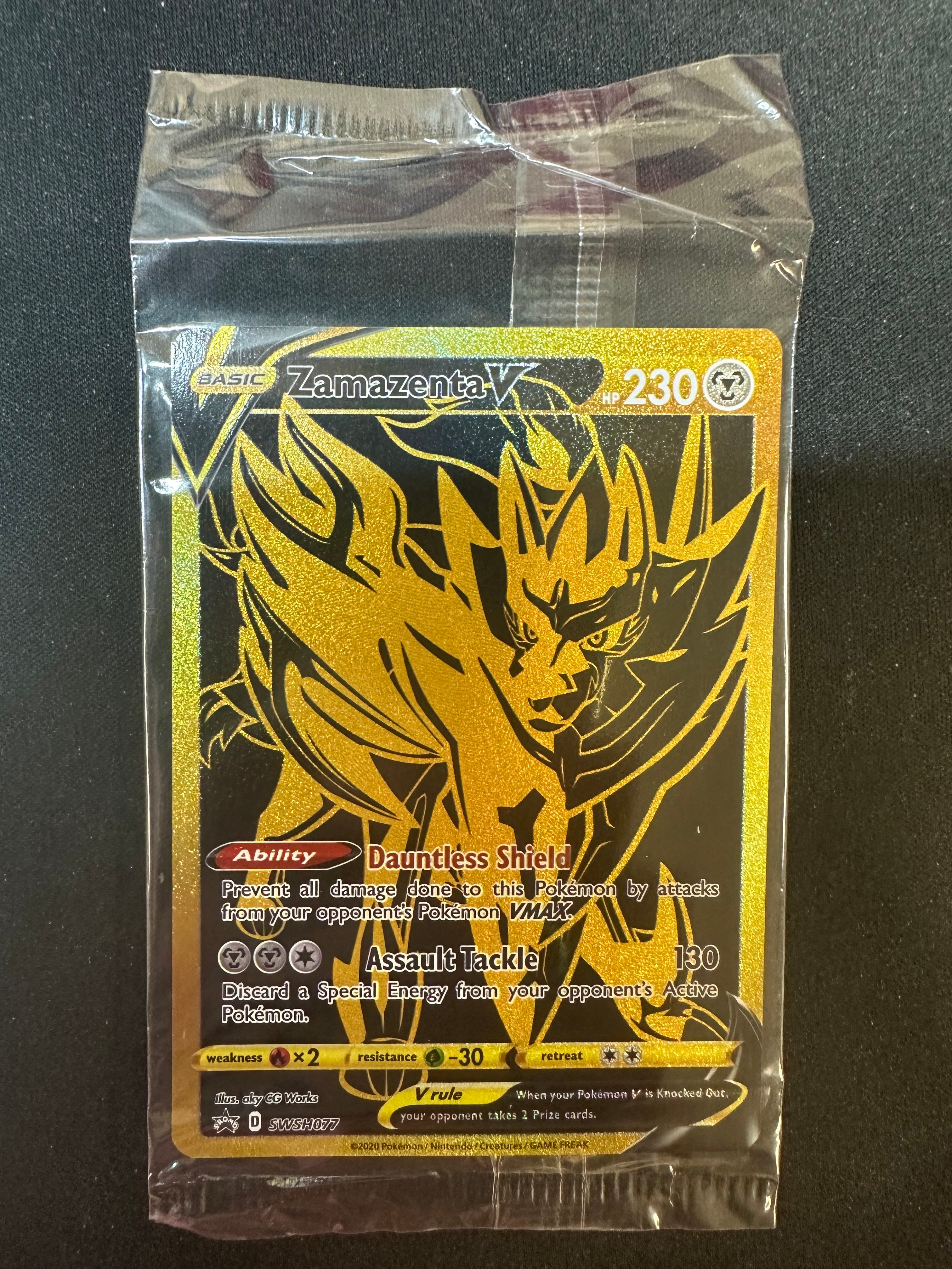 Zamazenta V [Sealed] (SWSH077) [Sword & Shield: Black Star Promos]