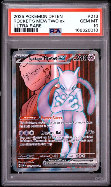 Team Rocket's Mewtwo Ex SV10 Destined Rivals 213/182