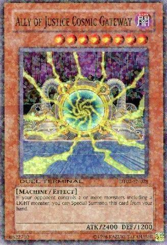 Ally of Justice Cosmic Gateway [DT02-EN028] Super Rare - Josh's Cards