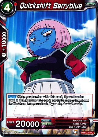 Quickshift Berryblue (BT6-020) [Destroyer Kings] Parallel Foil
