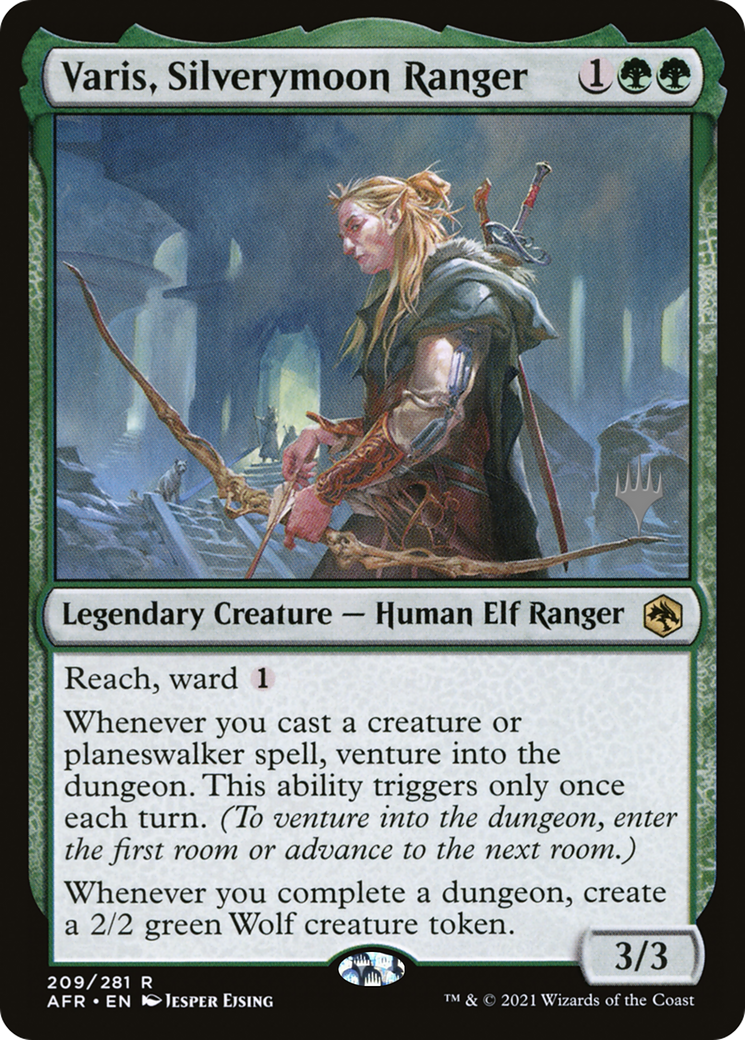 Varis, Silverymoon Ranger (PPAFR-209P) - Adventures in the Forgotten Realms Promos