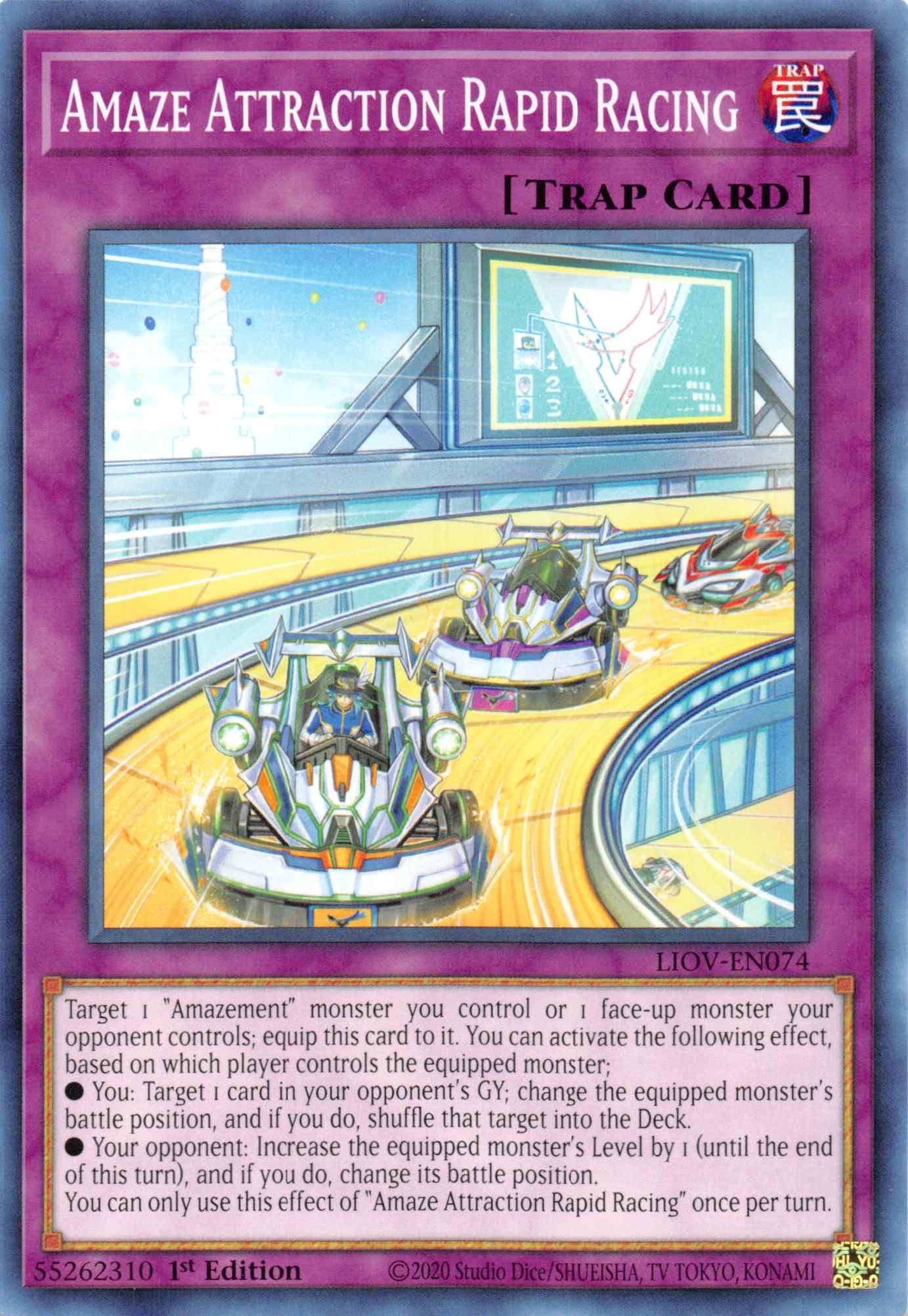 Amaze Attraction Rapid Racing [LIOV-EN074] Common - Josh's Cards