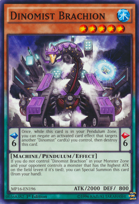 Dinomist Brachion [MP16-EN196] Common - Josh's Cards