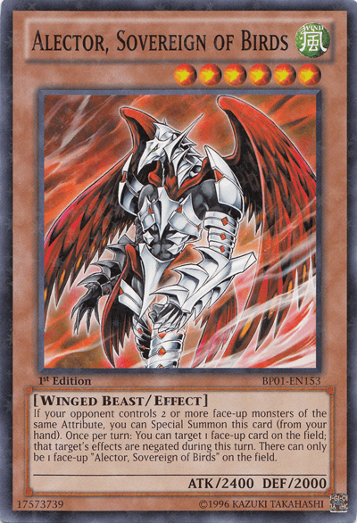 Alector, Sovereign of Birds [BP01-EN153] Starfoil Rare - Josh's Cards