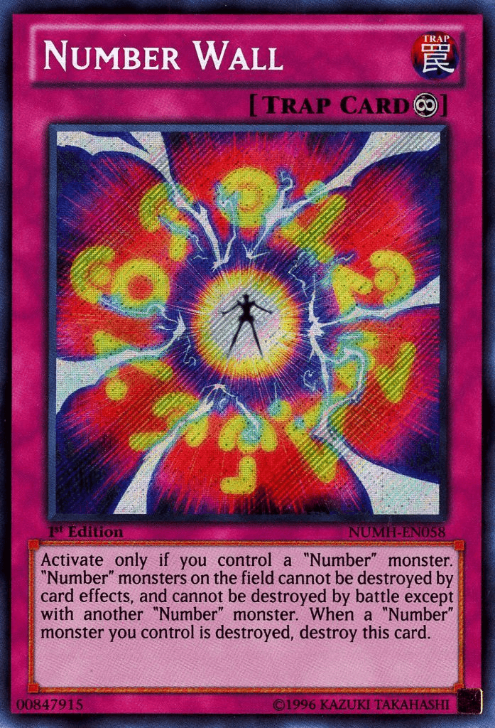 Number Wall [NUMH-EN058] Secret Rare - Josh's Cards