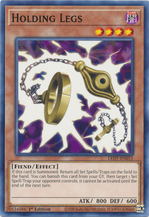 Holding Legs [LED7-EN011] Common - Josh's Cards