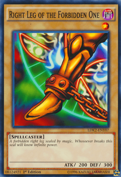 Right Leg of the Forbidden One [LDK2-ENY07] Common - Josh's Cards