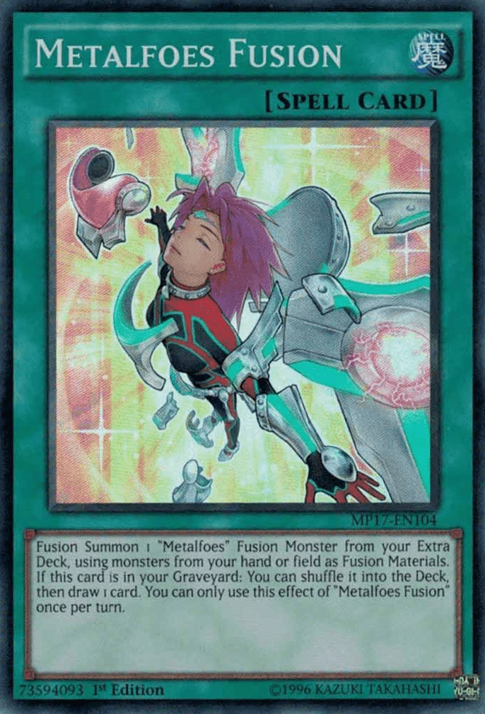 Metalfoes Fusion [MP17-EN104] Super Rare - Josh's Cards