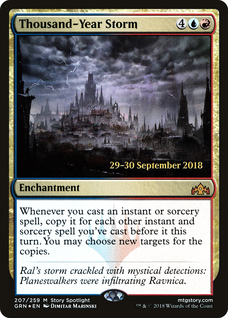 Thousand-Year Storm (PRE-207S) - Guilds of Ravnica Promos Foil