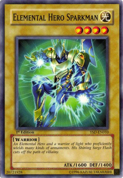 Elemental Hero Sparkman [YSD-EN010] Common - Josh's Cards