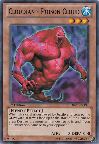 Cloudian - Poison Cloud [BP01-EN193] Common - Josh's Cards