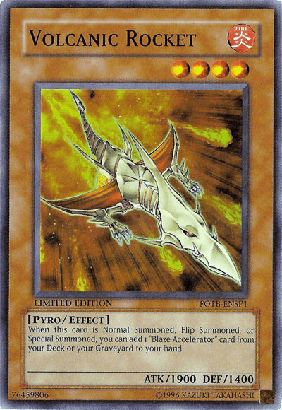 Volcanic Rocket [FOTB-ENSP1] Super Rare - Josh's Cards