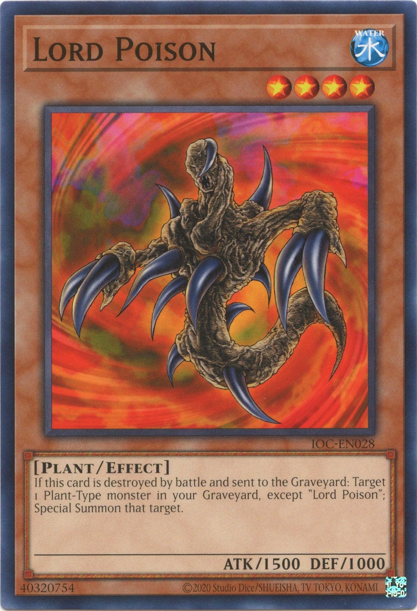 Lord Poison (25th Anniversary) [IOC-EN028] Common - Josh's Cards