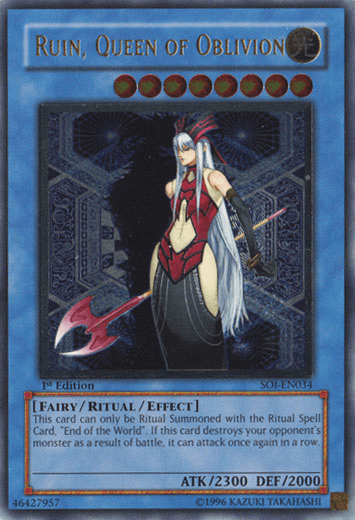 Ruin, Queen of Oblivion (UTR) [SOI-EN034] Ultimate Rare - Josh's Cards