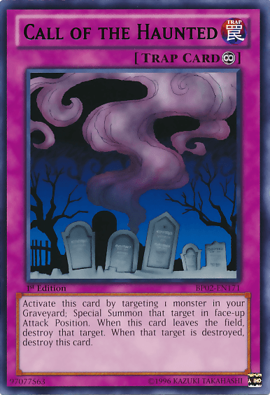Call of the Haunted [BP02-EN171] Rare - Josh's Cards