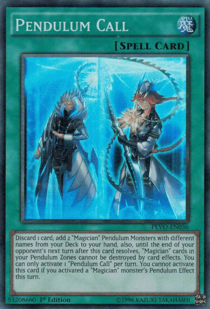 Pendulum Call [PEVO-EN036] Super Rare - Josh's Cards