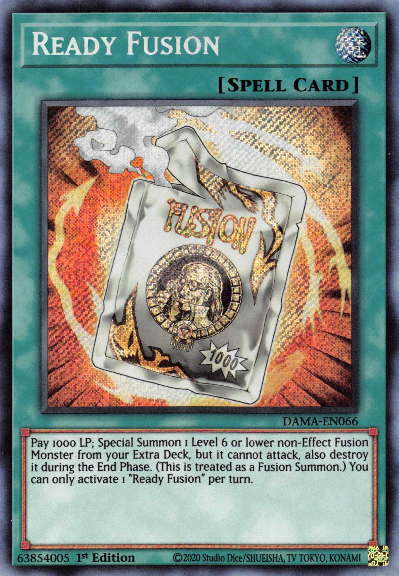 Ready Fusion [DAMA-EN066] Secret Rare - Josh's Cards