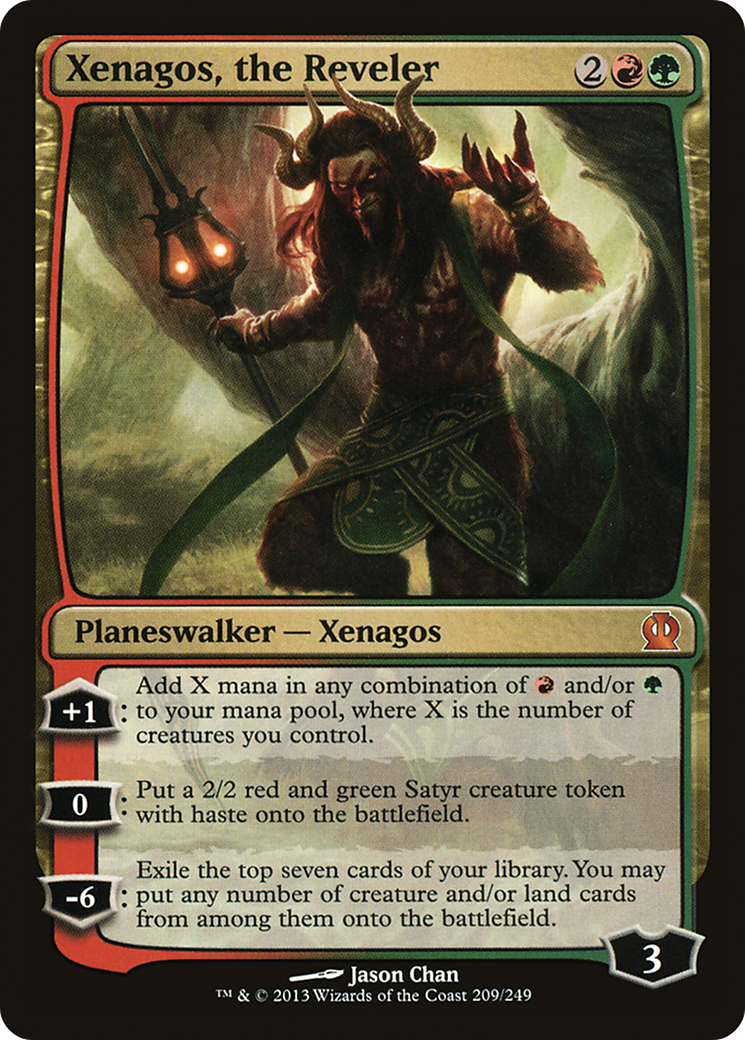 Xenagos, the Reveler (THS-209) - Theros Foil