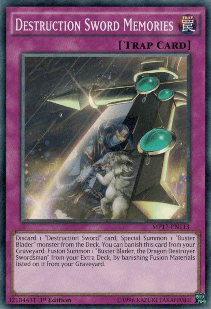 Destruction Sword Memories [MP17-EN113] Common - Josh's Cards