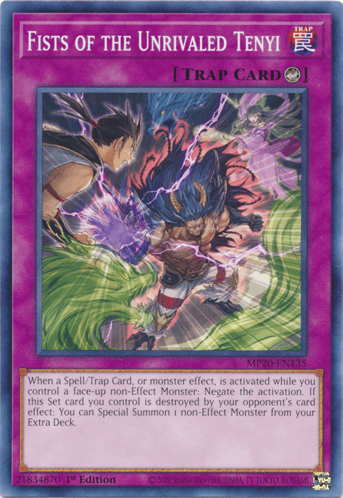 Fists of the Unrivaled Tenyi [MP20-EN135] Common - Josh's Cards