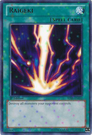 Raigeki [BP01-EN032] Starfoil Rare - Josh's Cards