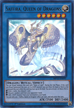 Saffira, Queen of Dragons [MP15-EN095] Ultra Rare - Josh's Cards