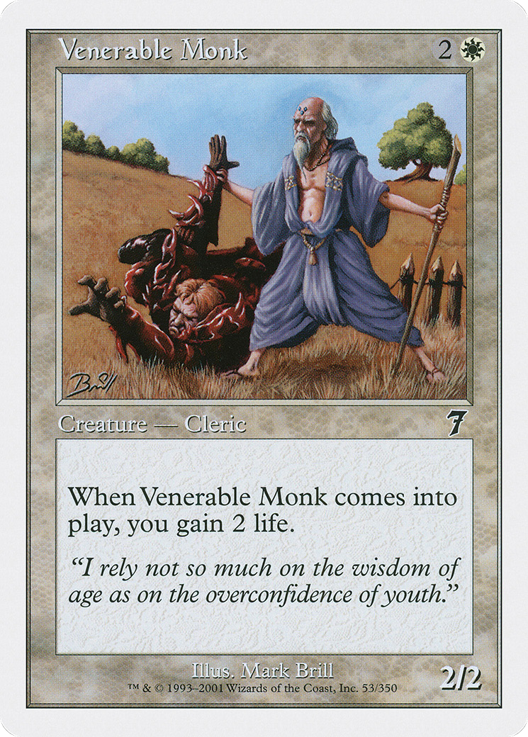 Venerable Monk [Seventh Edition] Foil