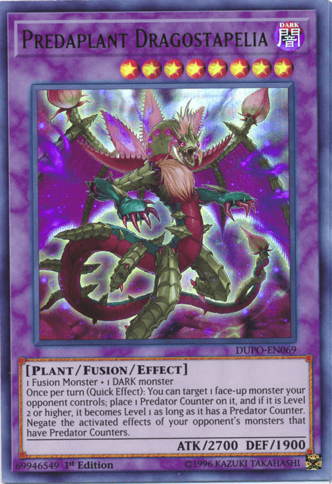 Predaplant Dragostapelia [DUPO-EN069] Ultra Rare - Josh's Cards