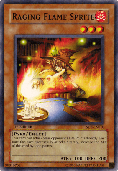 Raging Flame Sprite [SD3-EN010] Common - Josh's Cards