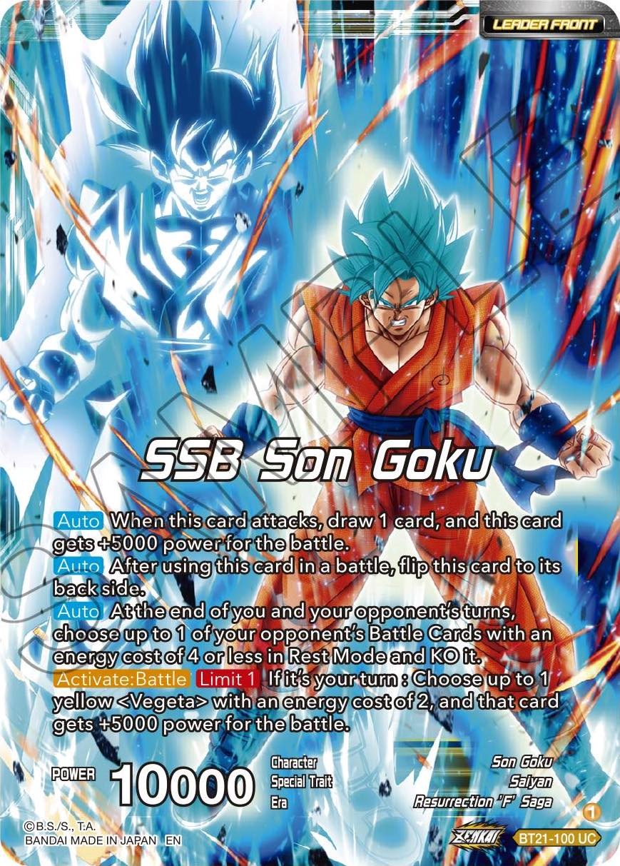 SSB Son Goku // SSB Vegeta, God-Level Power (BT21-100) [Wild Resurgence] Parallel Foil